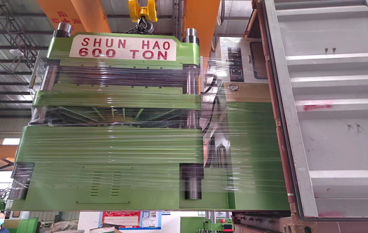 Shunhao 600 ٹن خودکار میلمین پریس مشین شپمنٹ