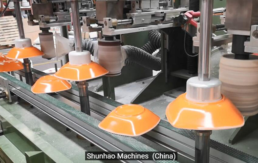 Shunhao Melamine: خودکار پیسنے والی مشین کے لیے مختلف شکلیں دستیاب ہیں۔