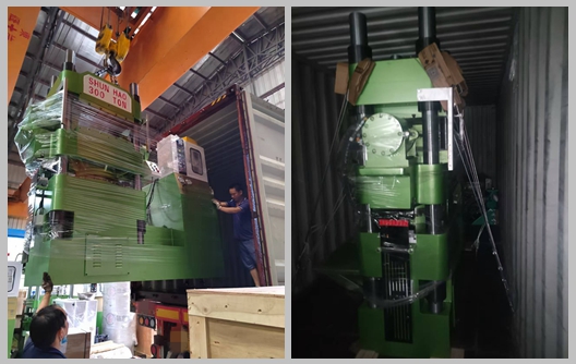 Melamine Molding Machines and Preheating Machines Shipped to South America